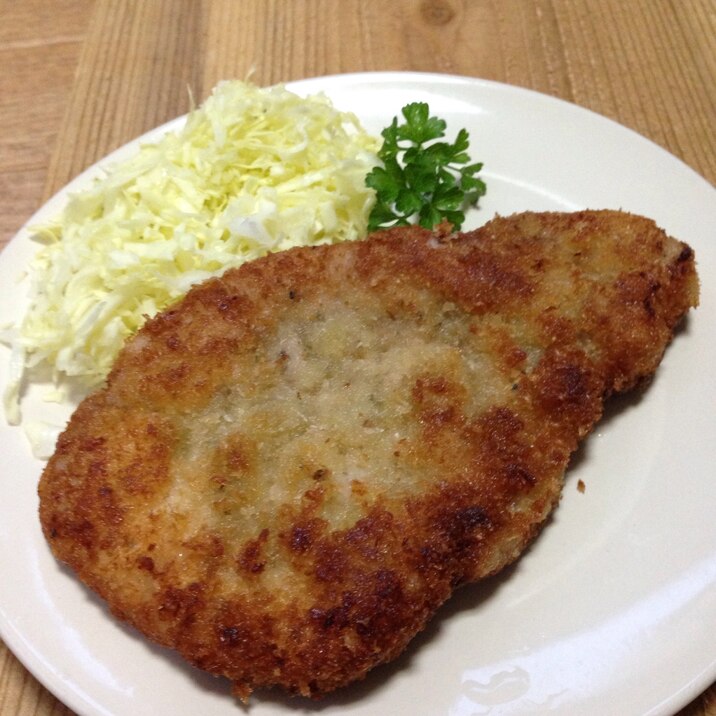 昆布茶がきめて！とんかつ♪